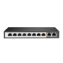 Switch Perses 8X EX-SG1008PE 10/100/1000M TX PoE AT/AF, 2X GE SFP Full Gigabit PoE