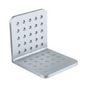 KUPO KS-0606L L-CHEESE-PLATE 6"(15.2CM)X 6"(15.2CM) WITH 3/8" HOLE