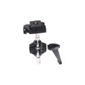 KUPO KS-105 VERSTILE SWIVEL ADAPTER WITH QUICK RELEASE CAMERA PLATE