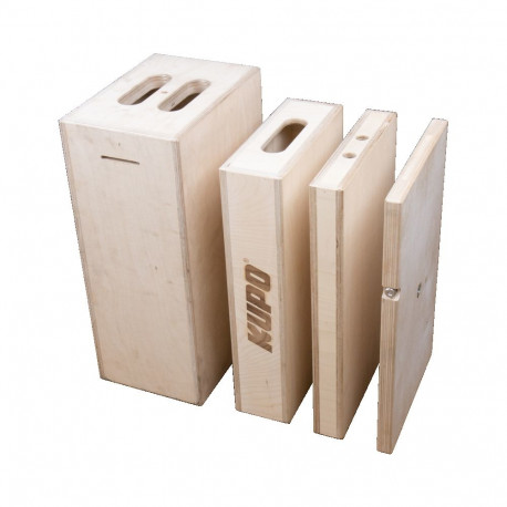 Kupo apple box kastikomplekt KAB-61K 6-ühes pesastatav Pancake, Quarter, Half & Full