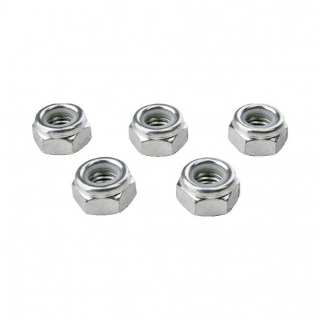 Kupo lukustusmutter KS-176 3/8"-16 kuuskant nailon 5tk komplekt