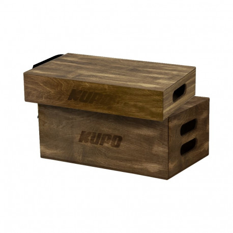Kupo apple box komplekt KAB-048BST poolik ja täismõõdus, pruuniks peitsitud
