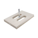 KUPO KS-078 3.5IN LONG 5/8" BABY STUD WITH 3/8"-16 MALE THREAD