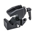 KUPO KCP-710B CONVI CLAMP WITH ADJUSTABLE HANDLE - BLACK