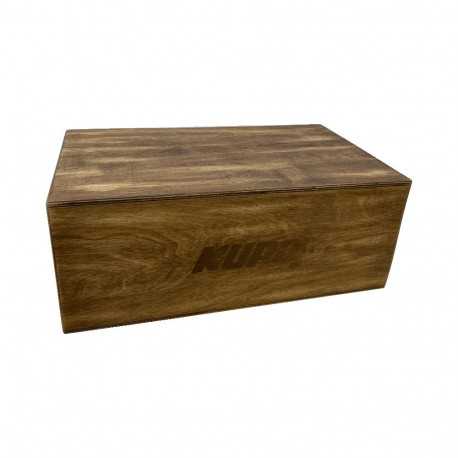 Kupo apple box KAB-008-BST täissuuruses 20" x 12" x 8", pruuniks peitsitud