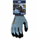 Work Gloves JUBA K-Rock Black Blue Touchpad Fibre Nitrile - 10