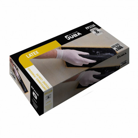 Disposable Gloves JUBA Powdered Box (100 Units) - 9
