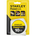 Stanley band size Powerlock, 10 meters (silver/yellow, 25mm, plastic housing)