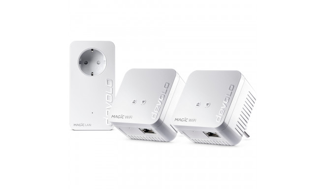 devolo Magic 1 WiFi 2-1-3 Multikit mini, Powerline + WiFi (3 adapters)