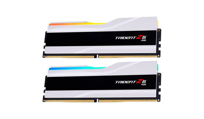 G.Skill DDR5 - 64GB - 6000 - CL - 34 (2x 32 GB) dual kit, RAM (white, F5-6000J3636F32GX2-TZ5RW, Trid