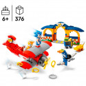 LEGO 76991 Sonic the Hedgehog Sonic Tails' Tornado Plane with Workshop, Construction Toy