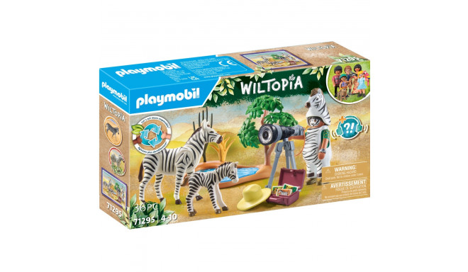 PLAYMOBIL 71295 Wiltopia On the road with the animal photographer, construction toy