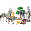 PLAYMOBIL 71295 Wiltopia On the road with the animal photographer, construction toy