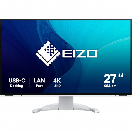 EIZO EV2740X-WT, LED monitor - 27 - white, UltraHD/4K, LAN, USB-C