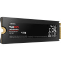 SAMSUNG 990 PRO Heatsink 4 TB, SSD (PCIe 4.0 x4, NVMe 2, M.2 2280, internal)