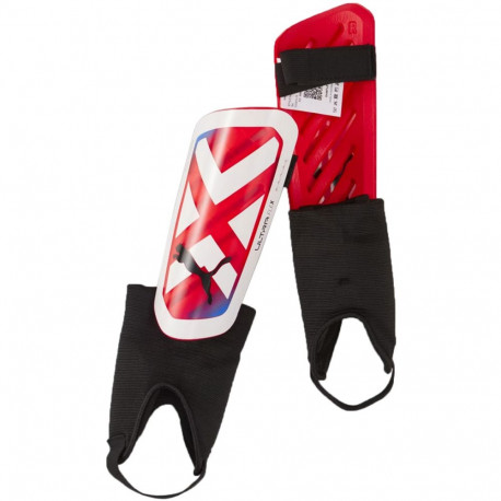Puma jalgpalli säärekaitsmed Ultra Light Strap 30872 05 S, valge-punane-sinine