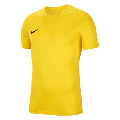Koszulka dla dzieci Nike Dry Park VII JSY SS żółta BV6741 719 L