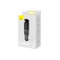 Auto kiirlaadija sigaretisüütaja pordiga 12-24V 120W USB + USB-C, hall