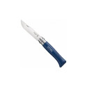 KNIFE  OPINEL BLISTER STAINLESS STEEL NR 8 BLUE