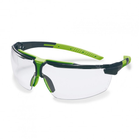 Safety glasses Uvex i-3 s, clear lens, supravision excellence (anfi scratch, anti fog) coating, blac