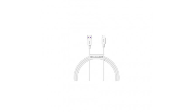 Baseus Superior Series Fast Charging Data Cable USB - USB Type C 66 W 6A 1 m White (CATYS-02)