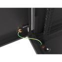 RACK CABINET 19" WALL-MOUNT 6U/600X450 FOR SELF-ASSEMBLY WITH METAL DOOR BLACK LANBERG (FLAT PACK)