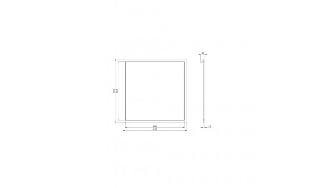 REVISION DOOR FOR DRYWALL (600X600)