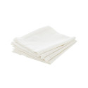 NAPKIN CHAMBRAY WHITE 40X40X4