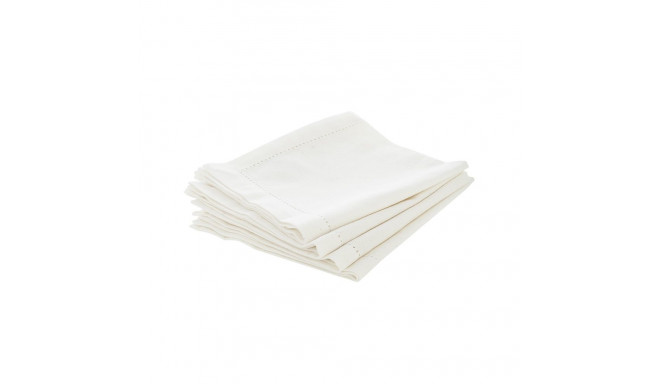 NAPKIN CHAMBRAY WHITE 40X40X4