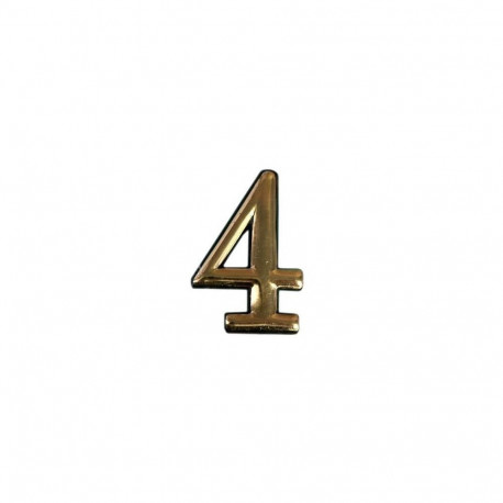 DOOR NUMBER CR 4 PLASTM