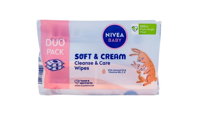 Nivea Baby Soft & Cream Cleanse & Care Wipes (2ml)