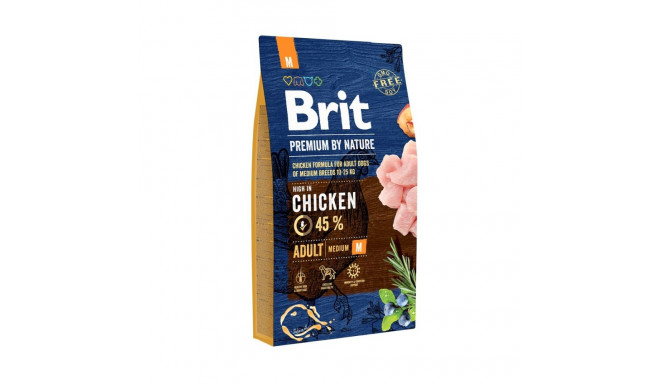 Brit Premium by Nature Adult M полнорационный корм для взрослых собак 8кг