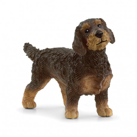SCHLEICH FARM WORLD Wire-Haired Dachshund