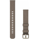 Garmin watch strap Lily 2 Fabric, coffee/cream gold