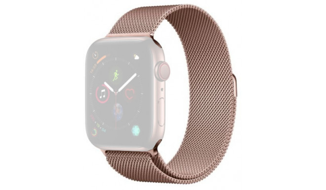 Devia watch strap Milanese Loop Apple Watch 42/44/45mm, rose gold