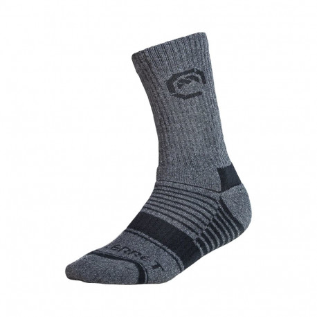Vallerret Merino Wool Crew Sock - Grey Winter (size 41-46)