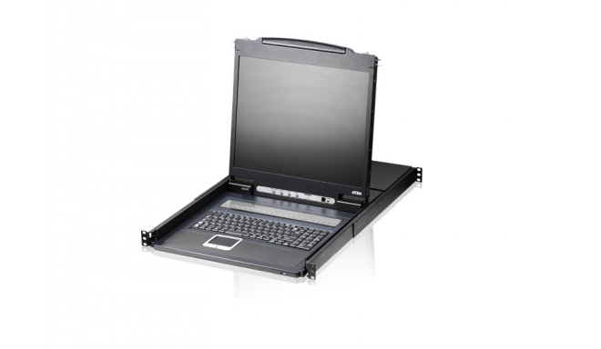 8-Port PS/2-USB VGA 19" LCD KVM Lüliti