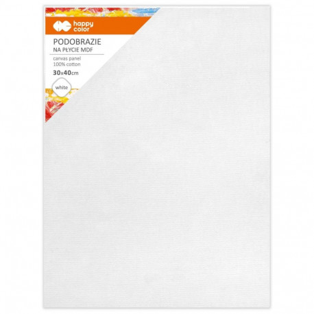 Lõuend puuvill 4mm MDF-plaat 30x40cm VALGE