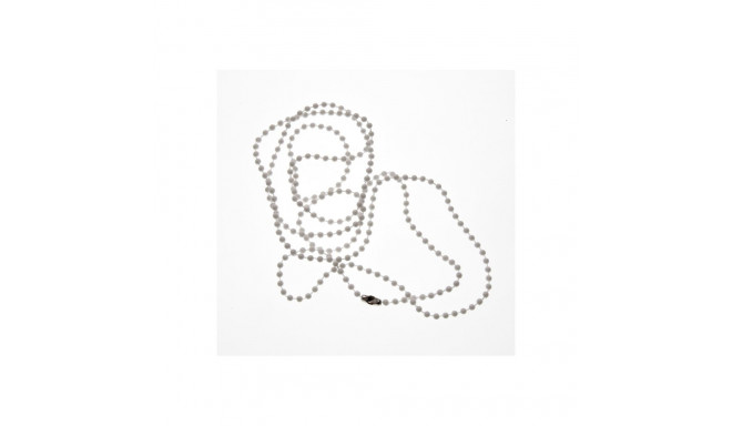 Plastikust kuulkett - valge 80cm