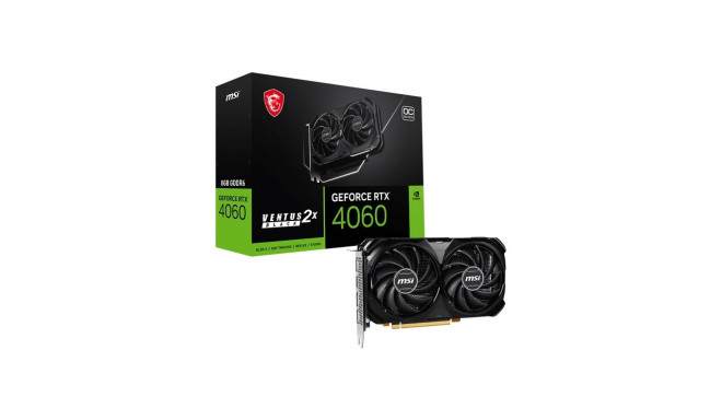 Graphics card GeForce RTX 4060 Ventus 2X Black OC 8GB GDDR6 128bit