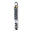 Surge protertor Quick Switch 8 sockets 1,8m gray