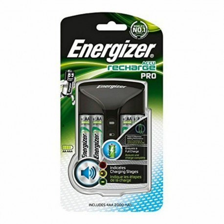 Akulaadija + Akud Energizer Pro Charger
