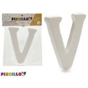 Decoration Letter V (1 x 15 x 13,5 cm) (12 Units)