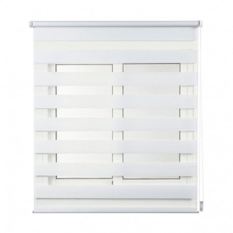 Ruloo Stor Planet Clip&Fix Night&Day Valge 150 x 180 cm