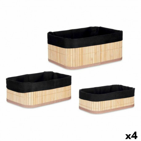 Paigutusvahendid Berilo BA1317-438 Bambus 31 x 12 x 21 cm Komplekt