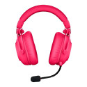 LOGITECH G PRO X2 LIGHTSPEED Wireless Gaming Headset - Blue Mic - MAGENTA