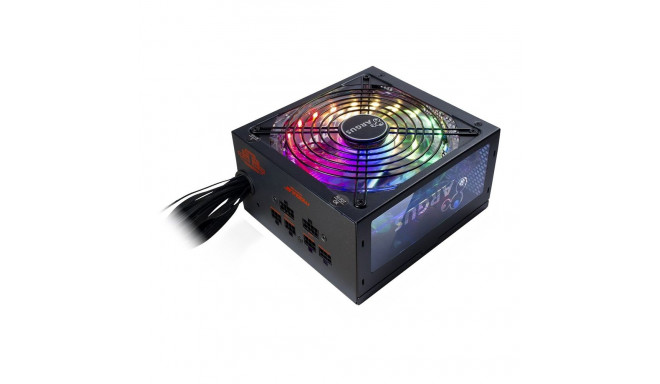 Power Supply INTER-TECH Argus RGB 750W CM, 80PLUS Gold, 140mm fan with 21 ultra bright LEDs,Switchab