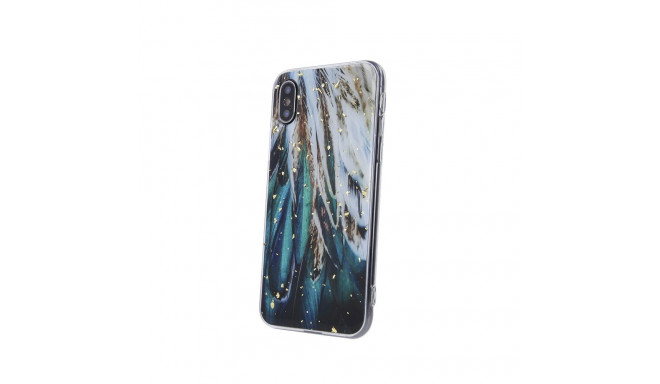 Fusion Gold Glam Feathers ümbris silikoonist ümbris Samsung A155 Galaxy A15 4G|5G