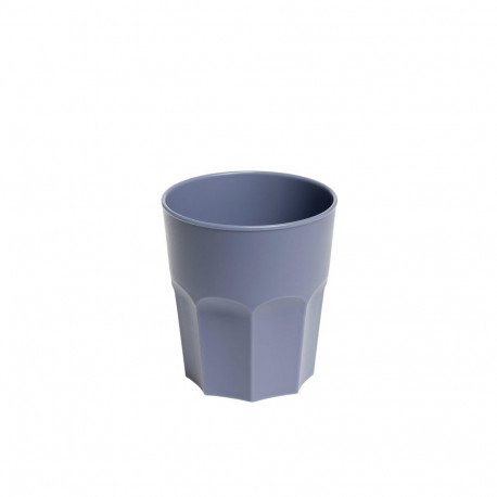 POLYGONS 380 ml plasttass sinine