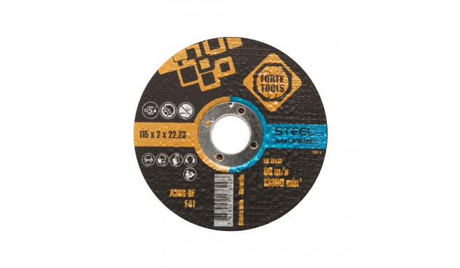 CUTTING DISC115X2.0X22.23 MM FORTE TOOL